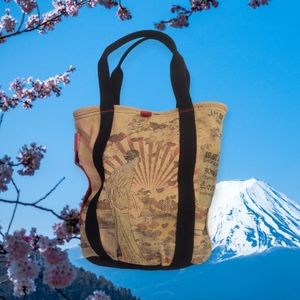 Y2K Canvas Bucket Bag